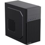CiT Mentor Micro-ATX Office PC Case With USB Type C and 80mm Rear Black Fan Included - Image 4