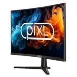 piXL PX27CC301B 27 Inch 240Hz HDR 10+ Full HD Curved Gaming Monitor with 1920 x 1080 Resolution, 1ms Response Time, HDR 10+, DisplayPort, HDMI & VESA Mount - Image 2