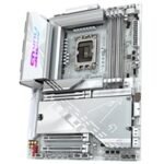 Gigabyte Z890 AORUS PRO ICE Intel 1851 Socket Motherboard, ATX, 4x DDR5 Slots, 5x M.2 Sockets, Fitted I/O Shield, 5GbE LAN, Wi-Fi 7, 2x USB-C (USB4) - Image 4