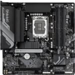 Gigabyte B760M GAMING X DDR4 GEN5 Intel 1700 Socket Motherboard, Micro-ATX, 4x DDR4 Slots, 2x M.2 Sockets, Fitted I/O Shield, 2.5GbE LAN, 1x DisplayPort / 1x HDMI Port - Image 2
