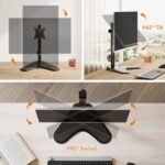 VonHaus Single Monitor Mount and Stand for 13-32 Inch Screens, VESA dimensions 75x75mm and 100x100mm - Image 5