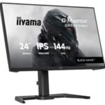 iiyama G-Master Black Hawk gaming monitor GB2441HSU-B1 24-Inch Black, IPS, Height Adjustable, Ultra Slim Bezel, Full HD, 144Hz, 1ms, FreeSync, HDMI, Display Port, USB Hub - Image 4