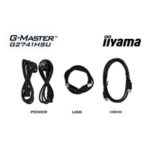 iiyama G-Master Black Hawk gaming monitor G2741HSU-B1 27" Black, IPS, Ultra Slim Bezel, Full HD, 144Hz, 1ms, FreeSync, HDMI, Display Port, USB Hub - Image 6