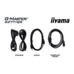 iiyama G-Master Red Eagle gaming monitor G2771QS-B1 27" Black, Ultra Slim Bezel, QHD Resolution, IPS, 200Hz, 0.5ms, Nvidia G-Sync, HDMI, Display Port, Black Tuner - Image 6