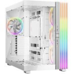be-quiet! Light Base 900 FX, White, Full Tower E-ATX Case, Massive ARGB LED Strip, Full Windowed Design, 4 Light Wings 140mm PWM fans included