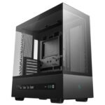 DeepCool CH690 Digital ATX Mid-Tower Case, High-Airflow PC Case with Semi-Glass Panel, USB-C Port, Support for 420mm Radiator, 450mm GPU, ATX PSU, Black