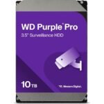 WD WD102PURP Purple Pro 10TB SATA Smart Video  Hard Drive, 7200RPM, Transfer Rate up to 272MB/s, 512MB Cache
