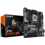 Gigabyte B760 GAMING X GEN5 Intel 1700 Socket Motherboard, ATX, 4x DDR5 Slots, 3x M.2 Socket, 2.5GbE LAN, 1x HDMI Port / 1x DisplayPort
