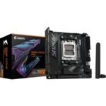 Gigabyte B850I AORUS PRO AMD AM5 Socket Motherboard, Mini-ITX, 2x DDR5 Slots, 2x M.2 Sockets,  Fitted I/O Shield, 2.5GbE LAN, Wi-Fi 7, 1x HDMI Port