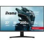 iiyama G-Master Red Eagle gaming monitor G2771QS-B1 27" Black, Ultra Slim Bezel, QHD Resolution, IPS, 200Hz, 0.5ms, Nvidia G-Sync, HDMI, Display Port, Black Tuner
