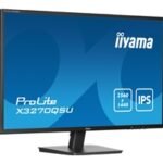 iiyama PROLITE X3270QSU-B1 32 Inch IPS Monitor, Black, 2560x1440, 3ms, 100hz, FreeSync, HDMI, Display Port, USB Hub, Speakers, Int PSU, VESA - Image 4