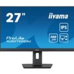 iiyama Prolite XUB2792QSU-B6 27 inch QHD IPS Monitor, 0.4ms, HDMI, DisplayPort, USB Hub, 100Hz, Speakers, Black, Internal PSU, Height Adjust, Pivot, VESA - Image 2