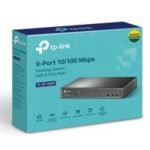 TP-Link TL-SF1009P 9-Port 10/100Mbps Metal Desktop PoE Switch with 8-Port PoE+ (65W) - Image 4