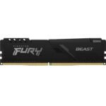 Kingston FURY Beast KF432C16BB/32 32GB (1x 32GB) DIMM System Memory, 3200MHz, DDR4, CL16, Black, Intel XMP