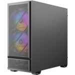 Antec P30 ARGB Mid-Tower Gaming Case, High-Airflow Design, Tempered Glass Side Panel, USB-C 10 Gb/s, Pre-Installed ARGB Fans (Black) - Image 4